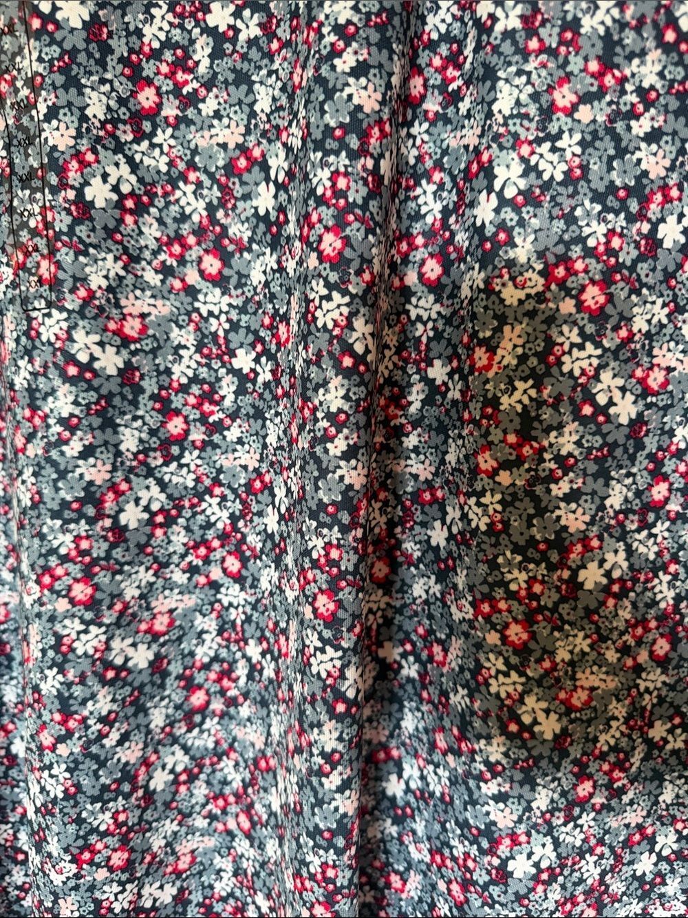 Walter Hagen Navy Floral Performance Polo with Pink Accents - Picture 7 of 7